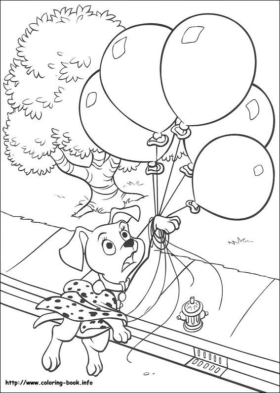 101 Dalmatians coloring picture